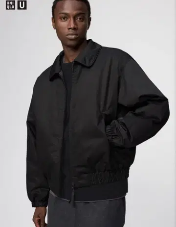 UNIQLO U 퍼프 테크 숏 블루종