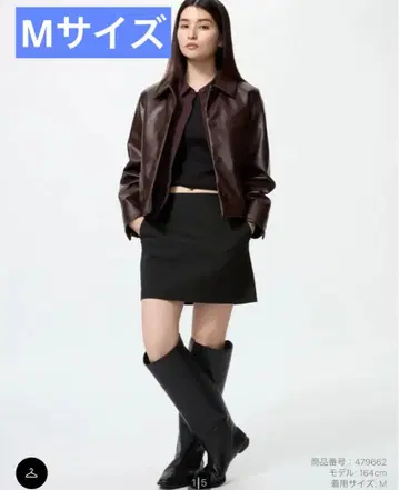 유니클로 스코트 블랙 M 사이즈