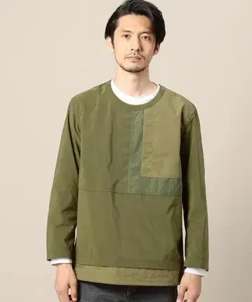 YARDAGE 코튼 나일론 풀 오버 셔츠 S 사이즈