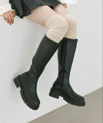 인힐 스트레치 롱 부츠