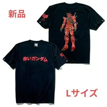 지크 액스 빨간색 건담 바운티 헌터 콜라보 T셔츠 L사이즈 새상품