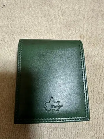 그린 접이식 지갑 카드 포켓 다수