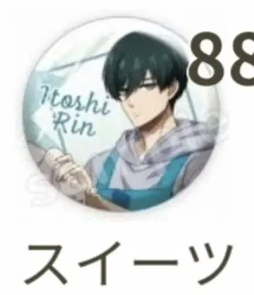 블루 록 이토시 린 스위츠 캔뱃지