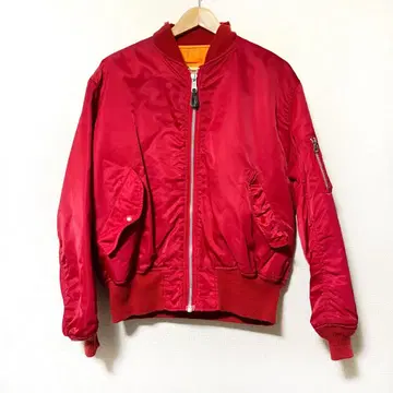 MA-1 플라이트 자켓 레드 아우터