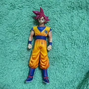 손오공 피규어 오렌지와 파랑 의상