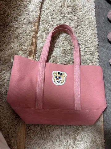 올드 테디걸 와펜 토트백 (소)