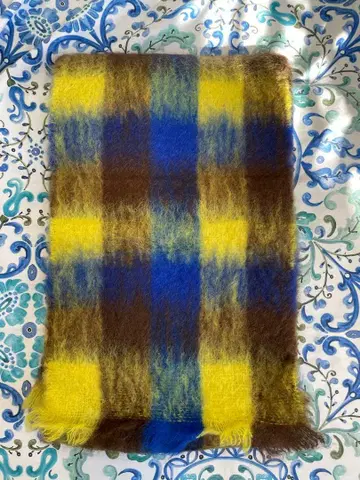 이에나 구매 미사용 택 포함 LOVAT & GREEN 체크 스톨