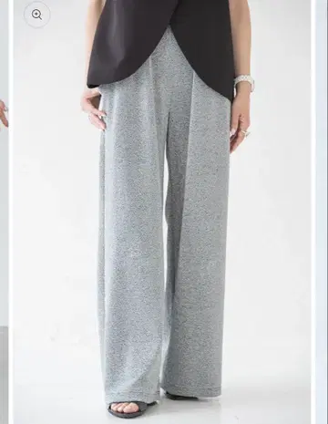 connse 콘세 라메 팬츠 그레이