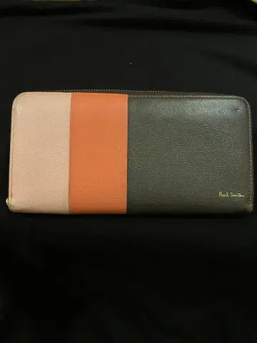 Paul Smith 가죽 장지갑 스트라이프 디자인