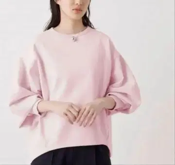 ADAM ET ROPE' 코쿤 쭈리 풀오버 트레이닝복 핑크