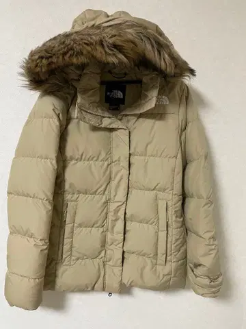 THE NORTH FACE 여성용 다운 자켓 베이지 L 상당
