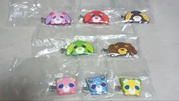 오챠이누 캡슐 헤어 클립 8개 묶음