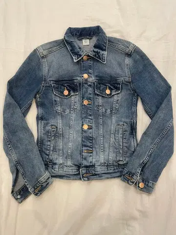 H&M 데님 자켓 XS 데님 블루
