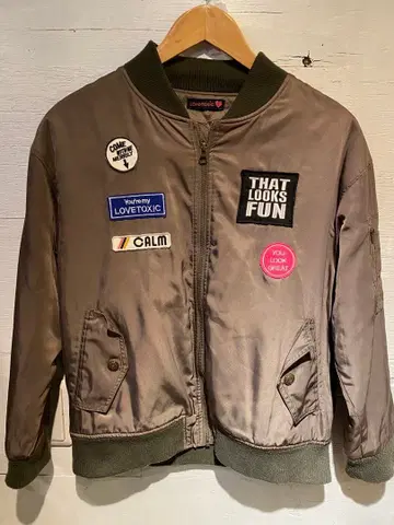 lovetoxic 와펜 커스터마이즈 MA-1 자켓 사이즈 M