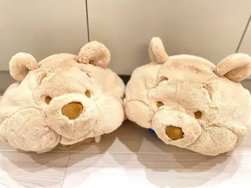 푸우 팬 캡 2개 세트 베이지