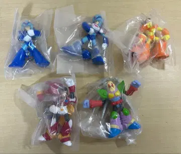 록맨 가챠 피규어 5종 미개봉