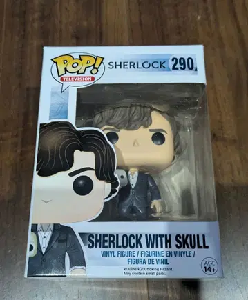 펀코 팝 셜록 위드 스컬 셜록 홈즈