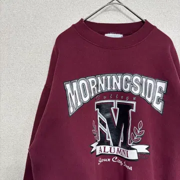 리 맨투맨 칼리지 로고 프린트 미국 빈티지 의류 M 3078