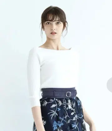 NEW 앞뒤 2way 단추 리브 니트