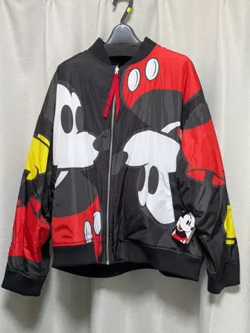 [ 새상품 택 포함 ] 디즈니 스토어 리버서블 블루종 미키