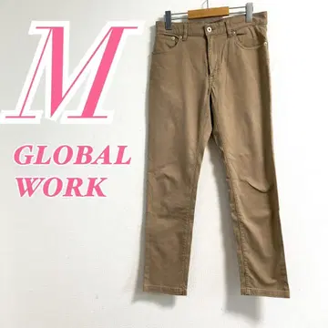GLOBAL WORK 글로벌 워크 베이지 와이드 팬츠 M 캐주얼