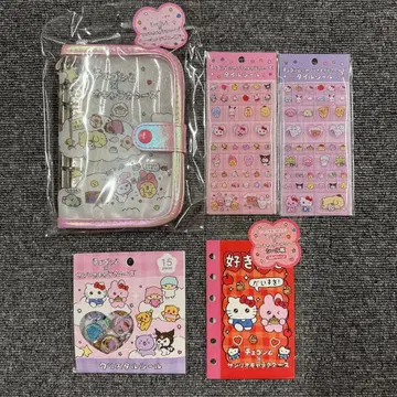 최고심 x 산리오 캐릭터즈 씰북 타일 씰 크리스탈 씰