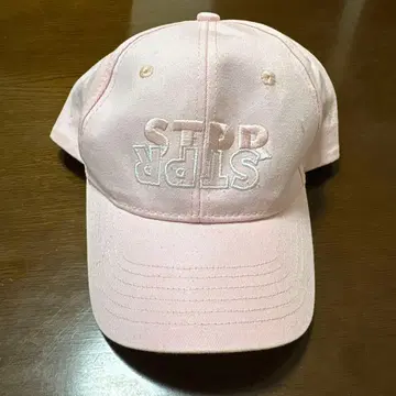 STPR 로고 자수 핑크 캡 스토푸리