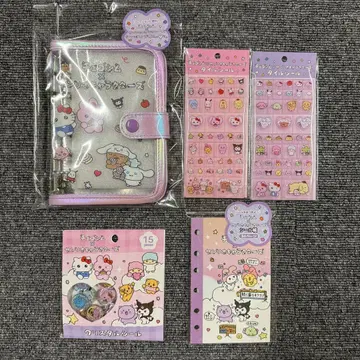 체고심 x 산리오 캐릭터즈 씰북 타일씰 크리스탈씰