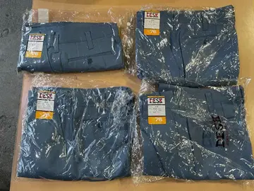 미사용 지중당 DESK 워크 팬츠 허리 사이즈 76cm 작업 바지