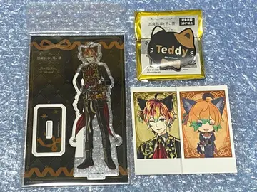 악마 집사와 검은 고양이 테디 난자 카드 아크릴 스탠드 네임 배지