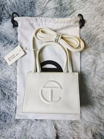 TELFAR 숄더백 화이트 스몰
