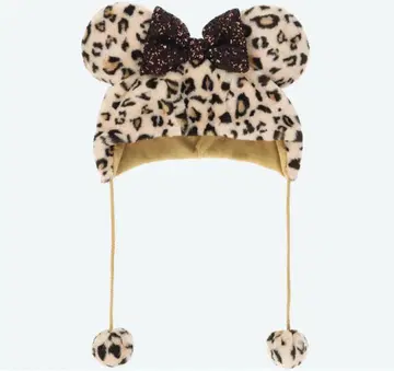 디즈니 팬캡 미니 레오파드 무늬