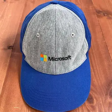 데드스탁 USA 기업 로고 Microsoft 캡 블루 그레이