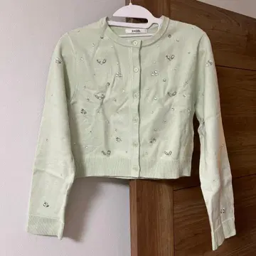 SNIDEL 스나이델 민트 그린 가디건 F