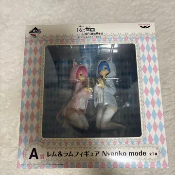 제일복권 A상 Re: 제로 렘&라무 피규어 Nyanko mode
