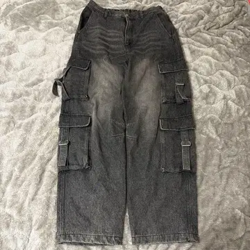 Makes Styled! 그레이 카고 팬츠 L 사이즈