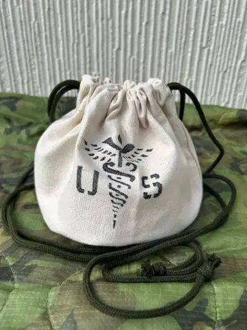 복조리 백 미군 런드리 백 리메이크 백