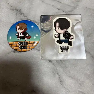 FANTASTICS 야기 유세이 란팬 캔뱃지 스티커