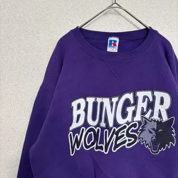 러셀 맨투맨 팀 로고 미국 빈티지 의류 M 3073