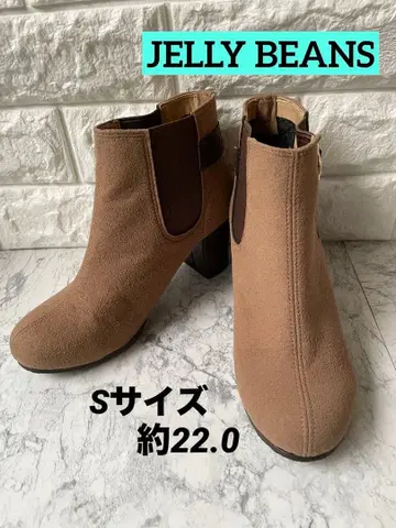 JELLY BEANS 숏부츠 S 브라운 스웨이드 느낌