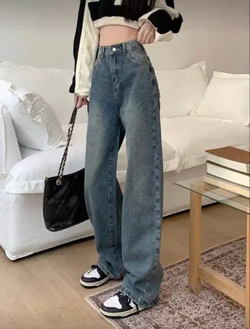 하이웨스트 스트레이트 데님