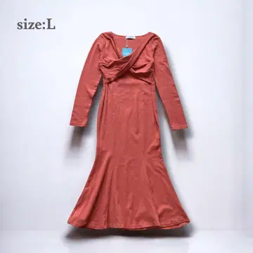 플레어 원피스 롱 새상품 미사용 택 포함 귀여운 가을/겨울 카슈쿨 L