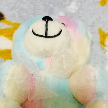 파스텔 곰 봉제 인형