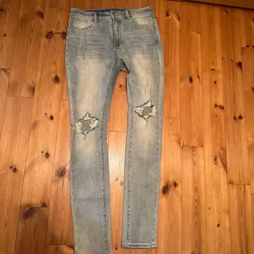 mnml 라이트 블루 스키니 청바지