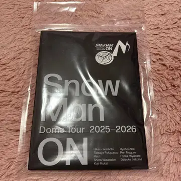 SnowMan Dome Tour 2025-2026 ON 팜플렛 새상품