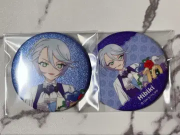 프리파라 꽃 축제 10주년 글리터 캔뱃지 시쿄인 히비키