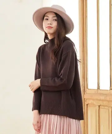 ANAYI 보우모우텐지쿠 하이넥 풀오버