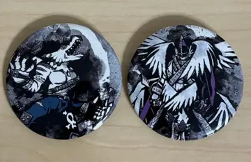 디지몬 어드벤처 캔뱃지 웜몬 워갈루몬 홀리엔젤몬