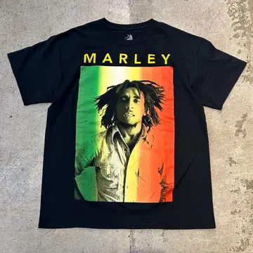 구제 의류 BOB MARLEY T셔츠 L 밥 말리 ZION T셔츠