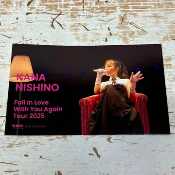 니시노 카나 Tour 2025 특전 카드 사이즈 스티커